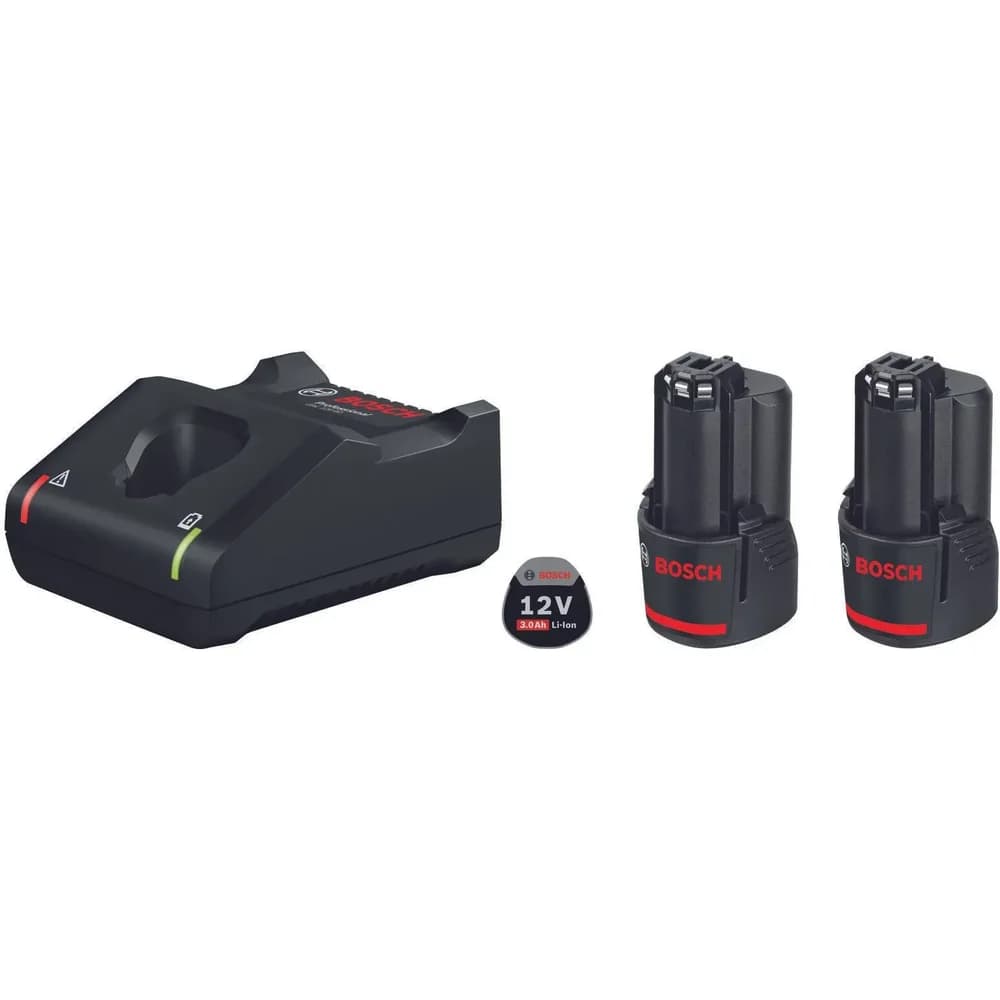 Bosch 2x 3.0Ah, GAL 12V-40 Akku