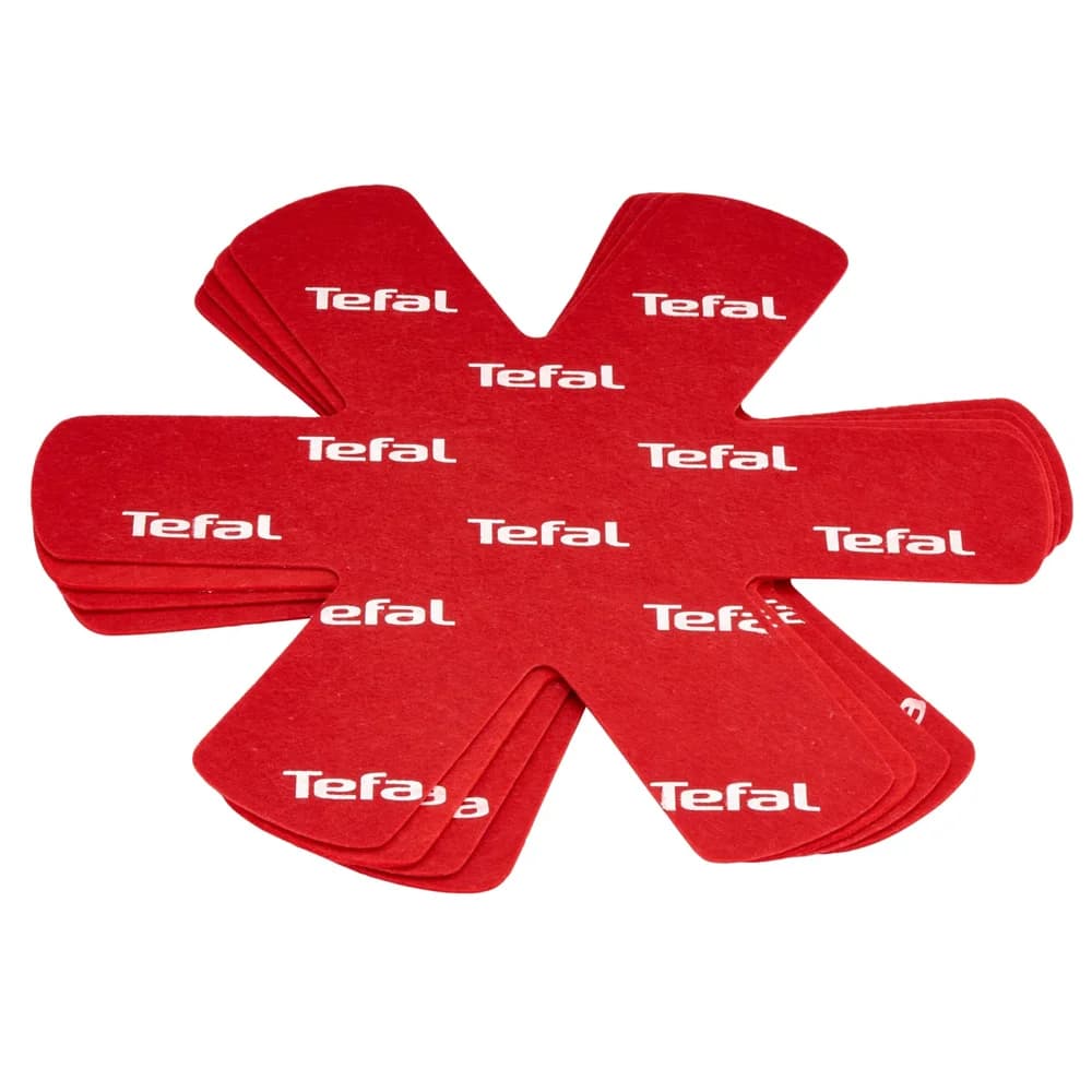 Tefal Ingenio Filzschoner 4er Set Ø 38cm, K22030, Rot, 4 Stück(e) - Rot