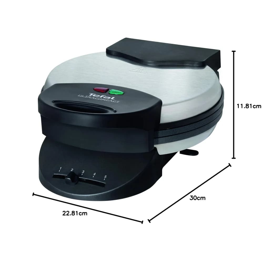Tefal Herzwaffeleisen WM310D - Schwarz/Silber