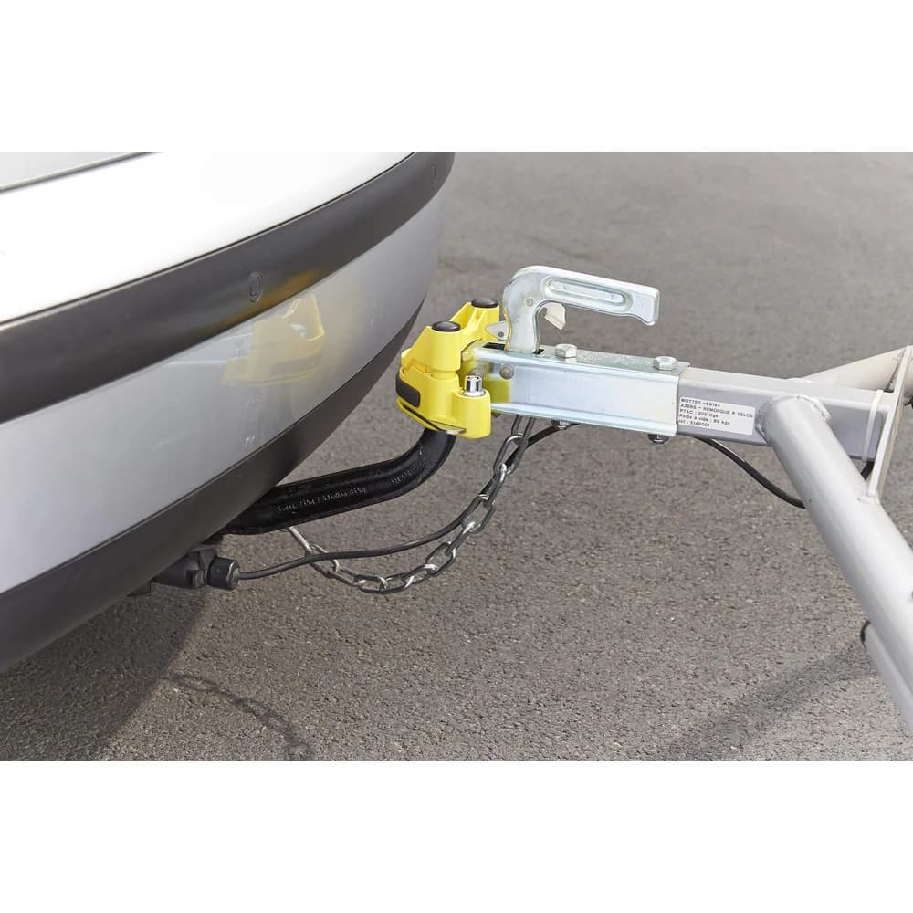 Hp AutozubehÖr Anhänger-Diebstahlsicherung Stahl,pulv.L225xB200xH110mm SB Verpackung