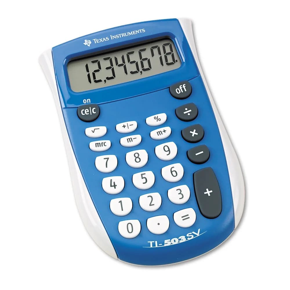TEXAS INSTRUMENTS Taschenrechner TI-503 SV blau/weiss