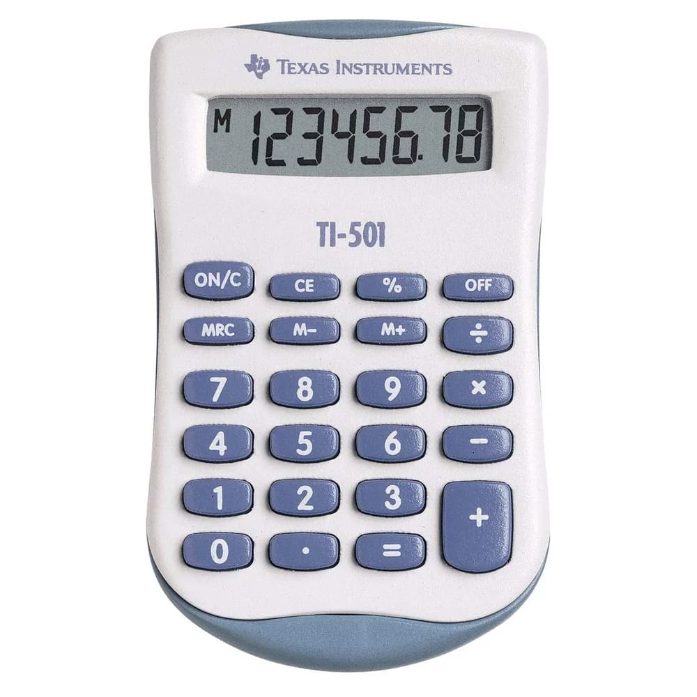 TEXAS INSTRUMENTS Taschenrechner TI-501 weiß