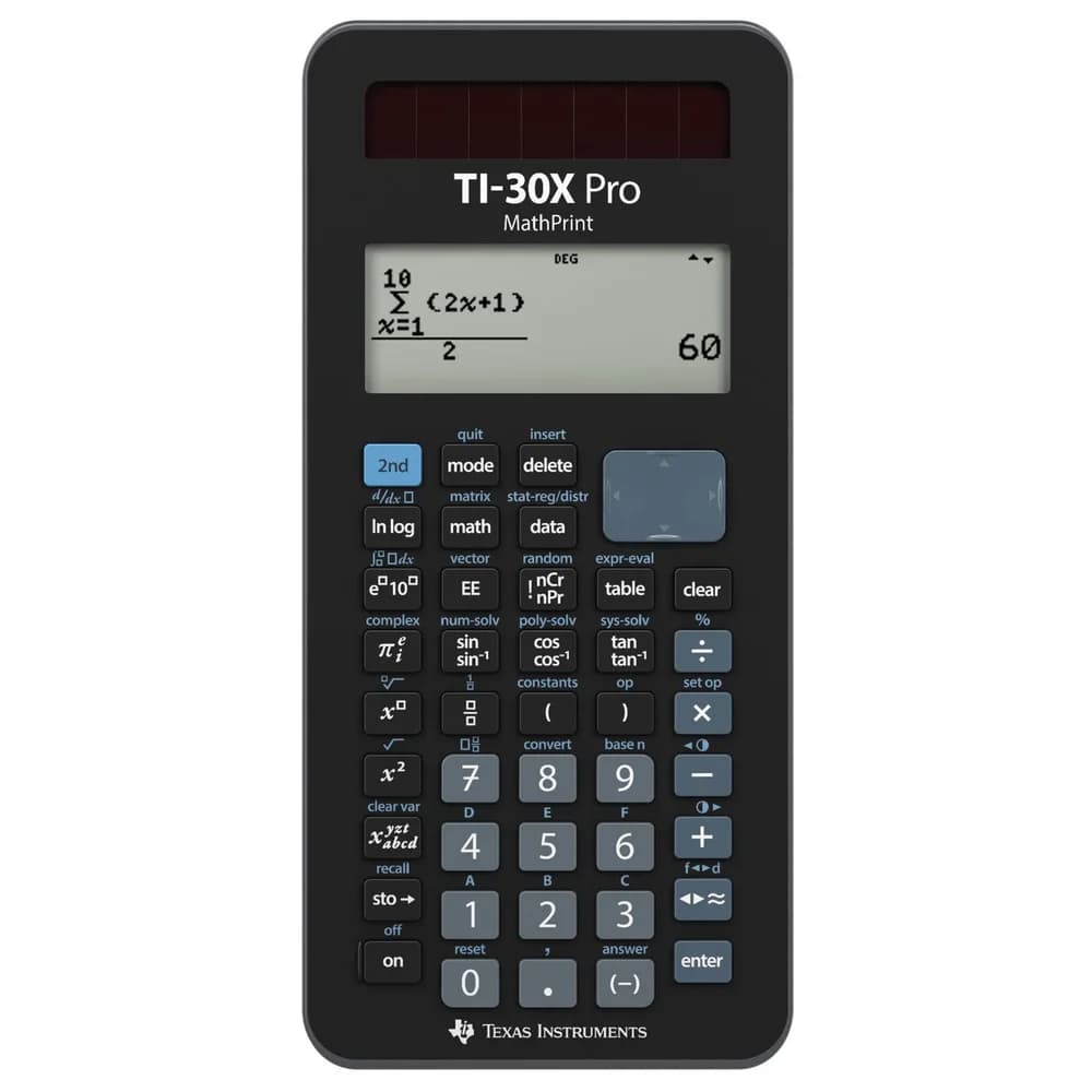 Texas Instruments TI 30X Pro MathPrint