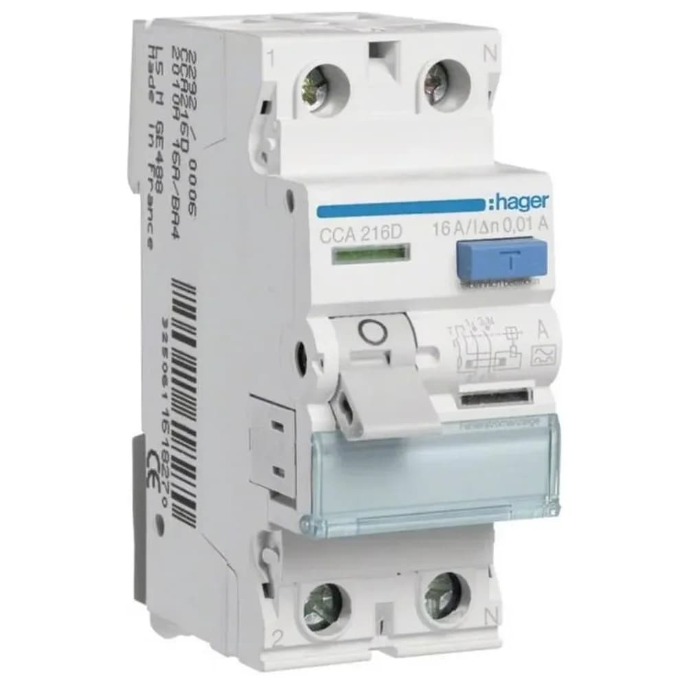 Hager FI-Schutzschalter CCA216D