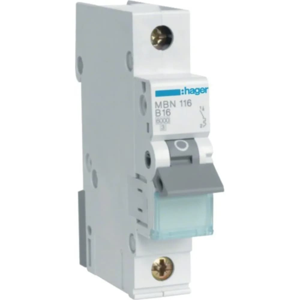 Hager MBN116 B16 Einbauautomat 1p