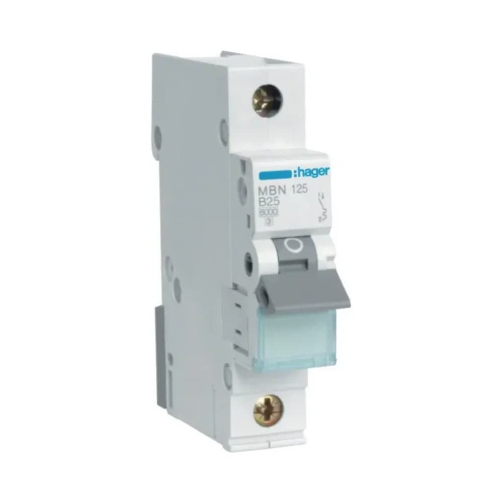 Hager LS-Schalter 1P 6kA B-25A 1M