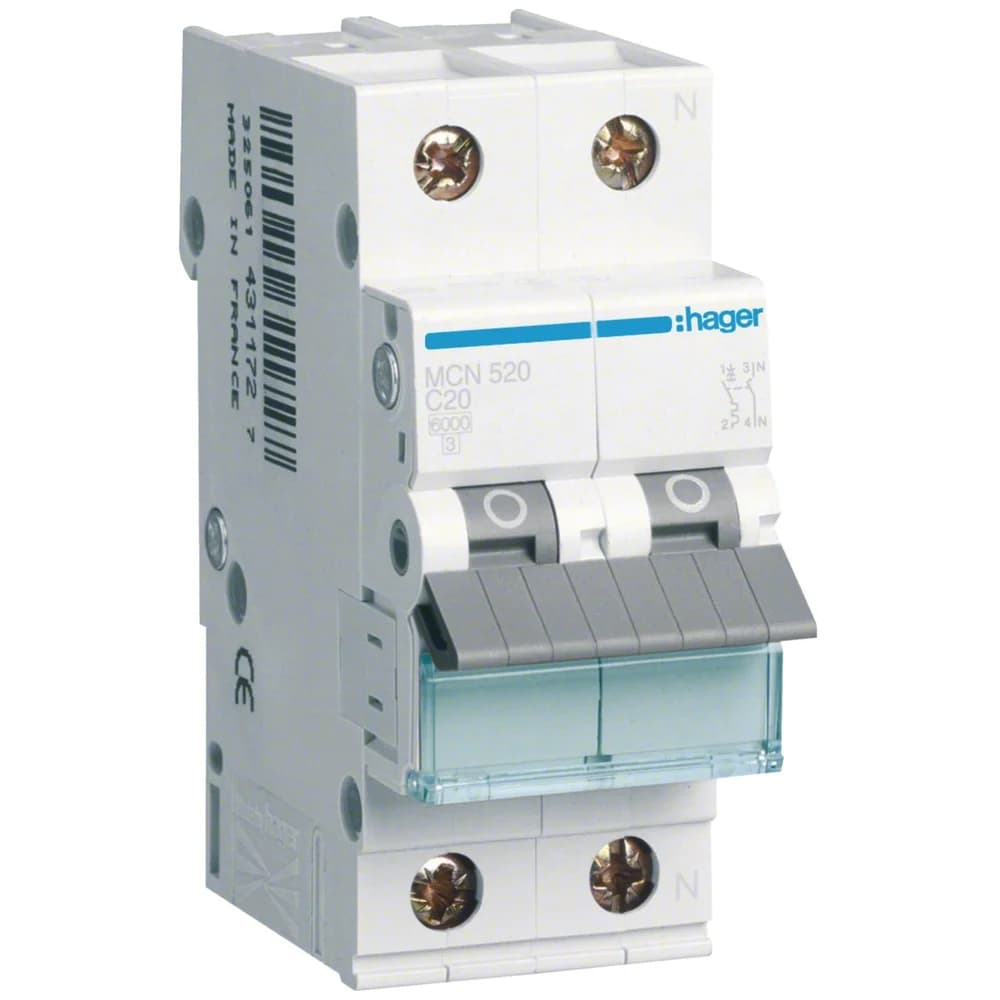 Hager Leitungsschutzschalter MCN520