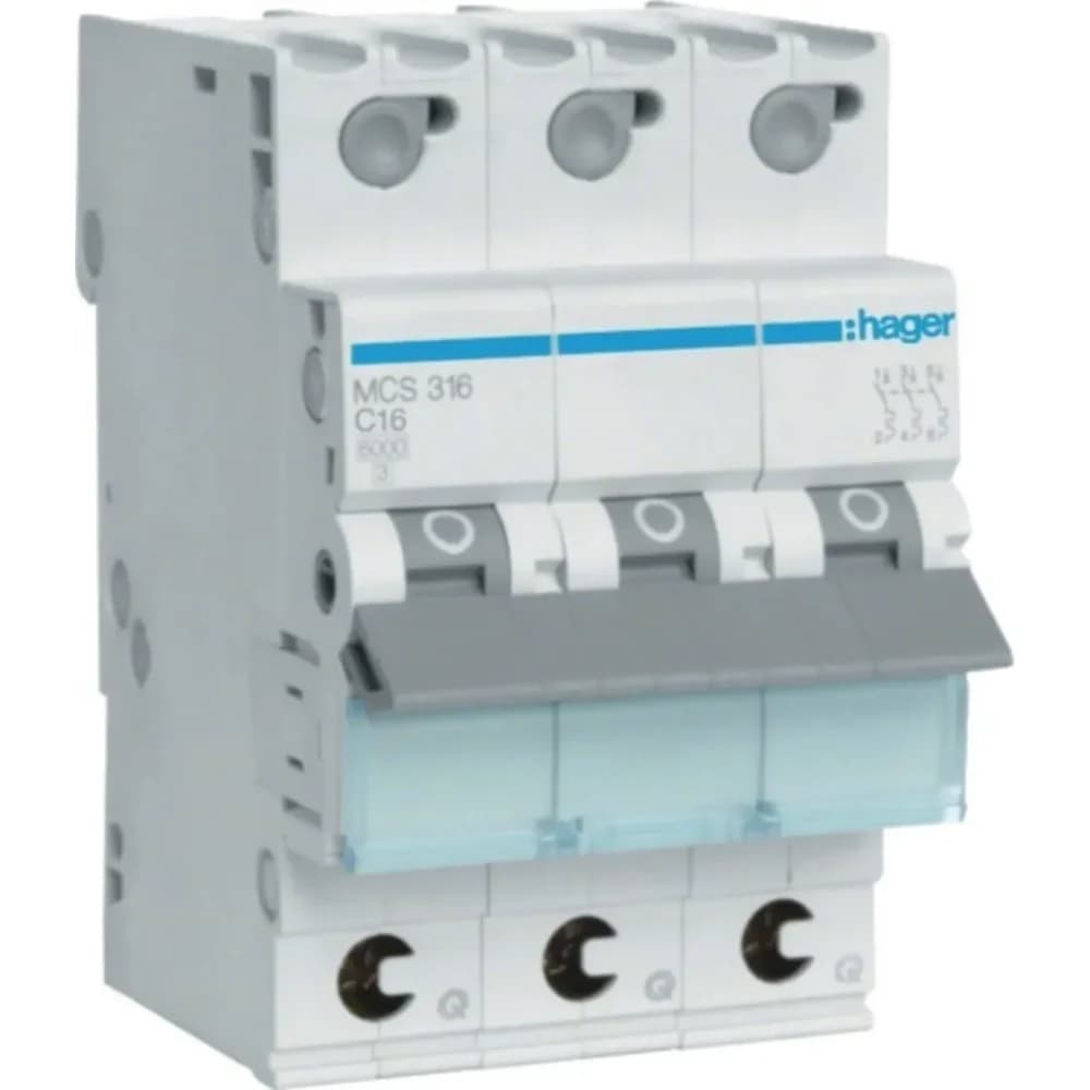 Hager Leitungsschutzschalter MCS316