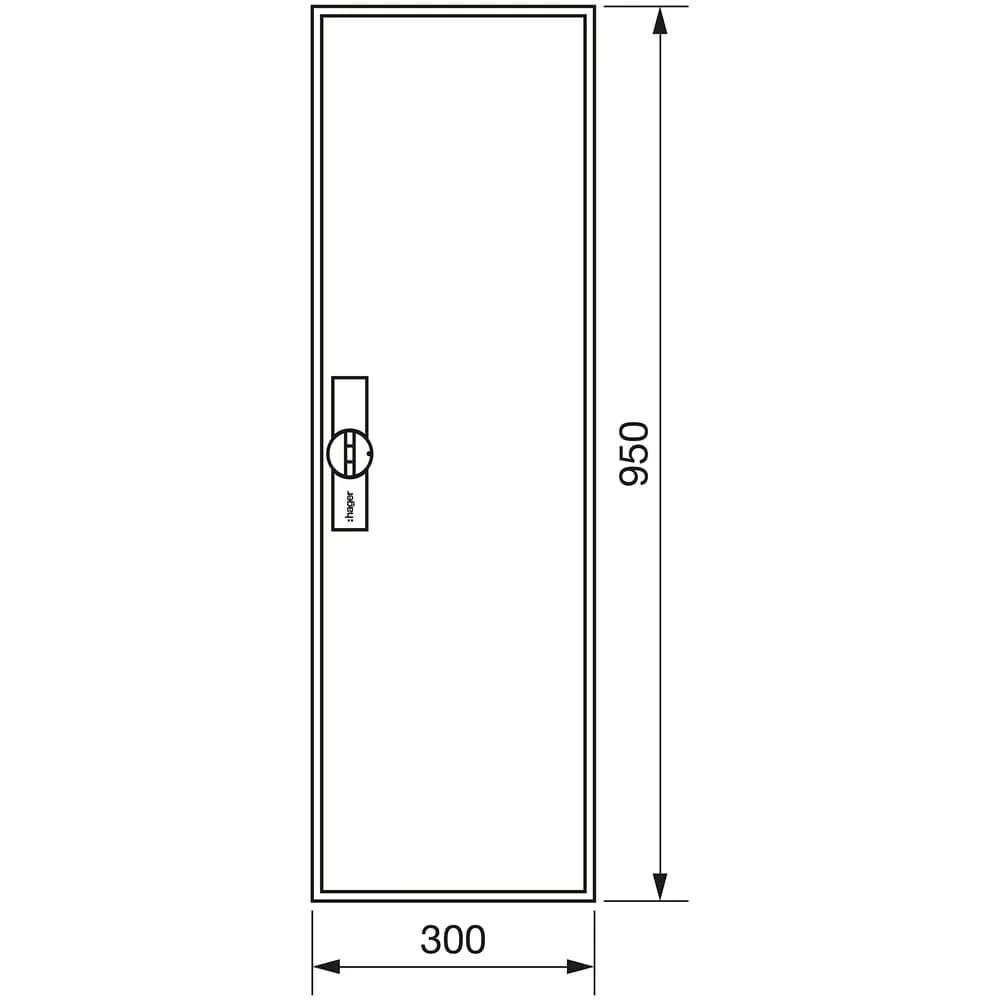 Hager Zählerschrank,universZ ZB21S