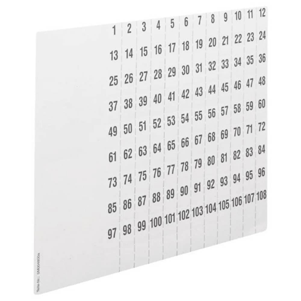 Hager Beschriftungsbögen,uniZ ZZ90C (VE10)