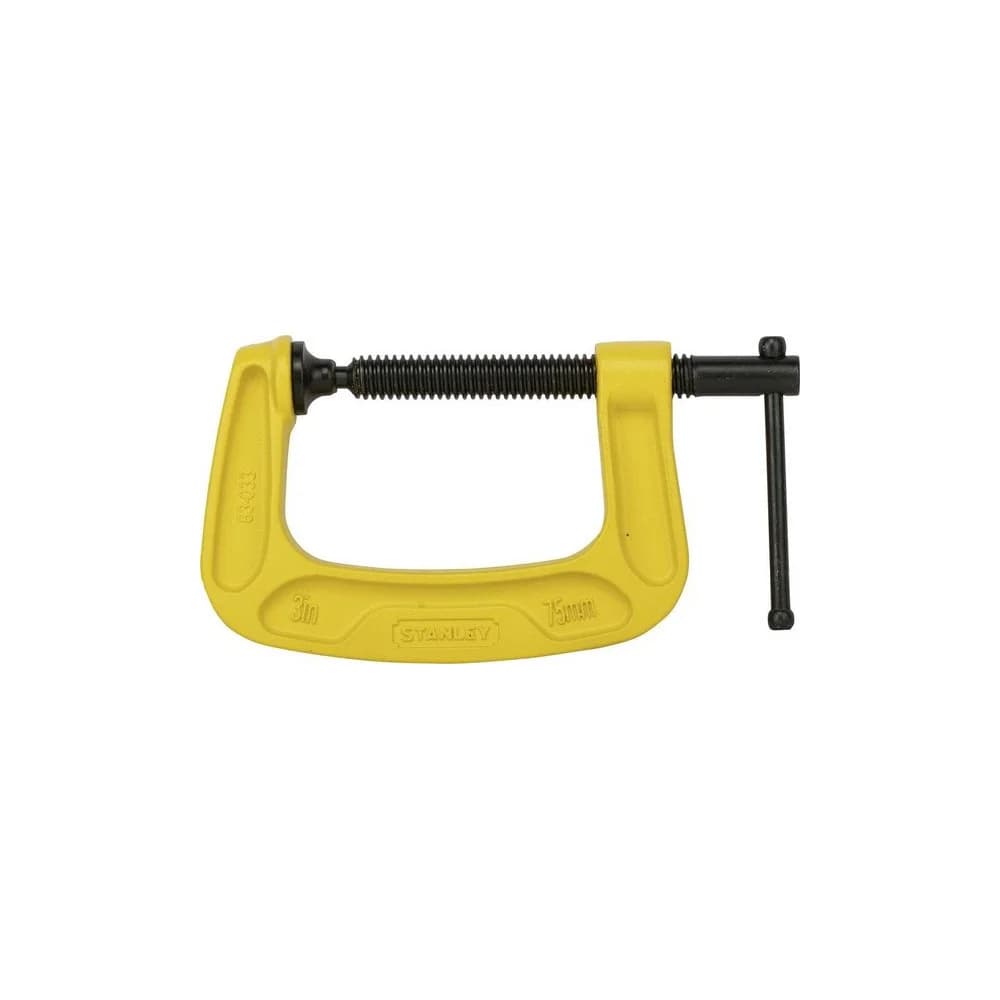 STANLEY Schraubzwinge C-Zwinge MaxSteel, 75 mm 0-83-033