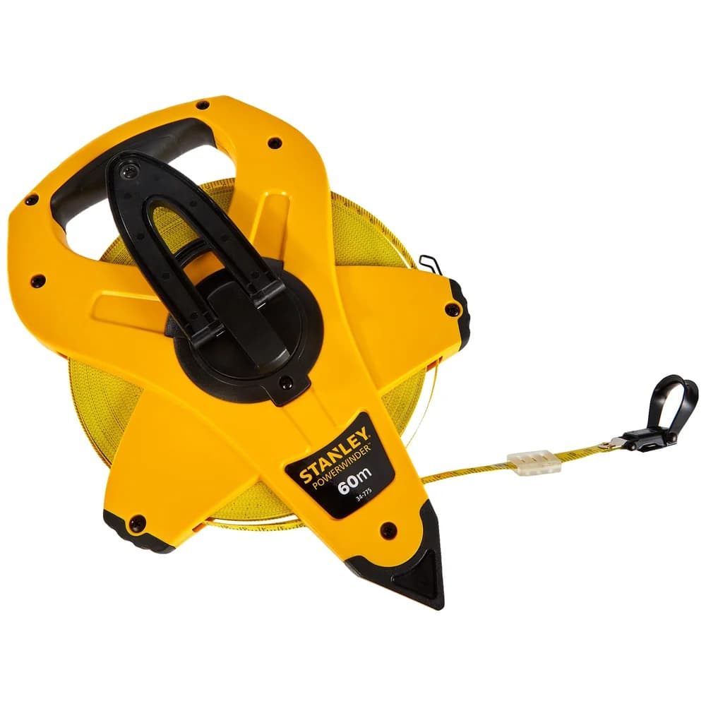 Stanley Bandmaß PowerWinder Fiberglas 60m