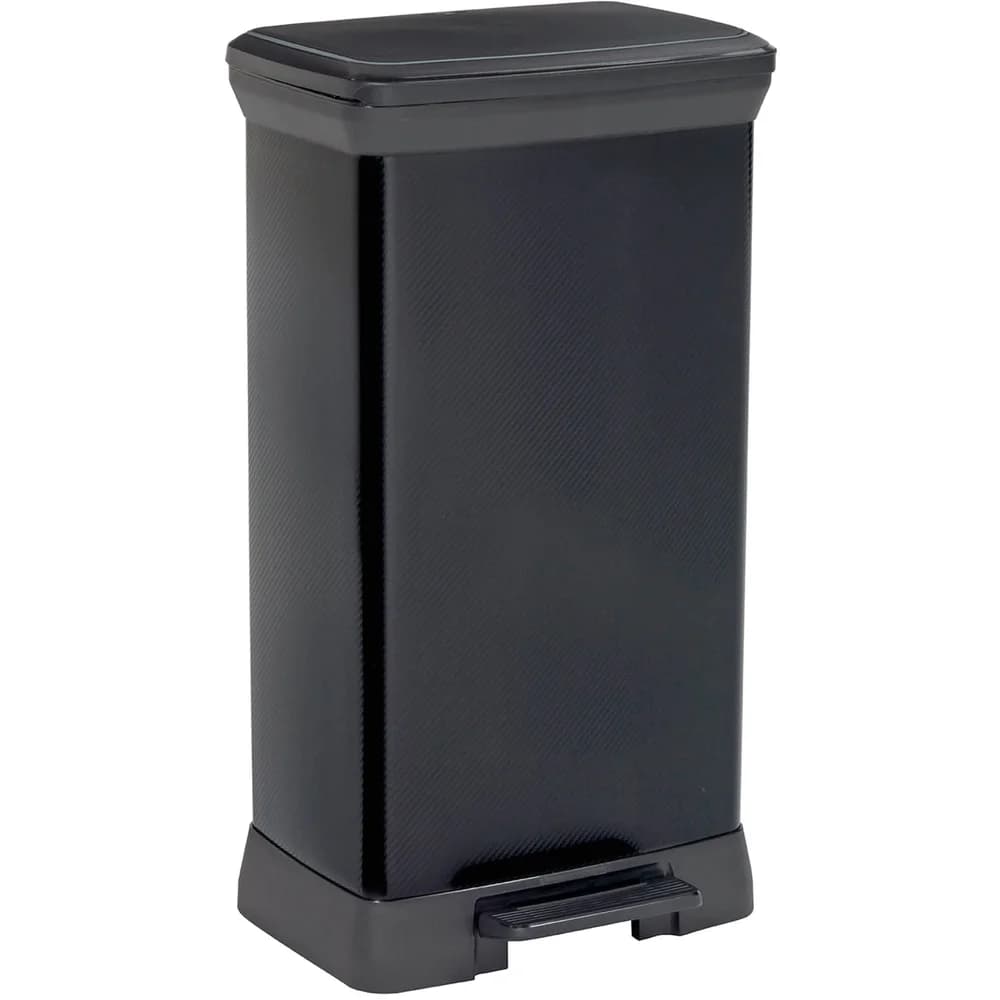 Curver Mülleimer DECO bin METALLIC'S mit Pedal, metallic 246364
