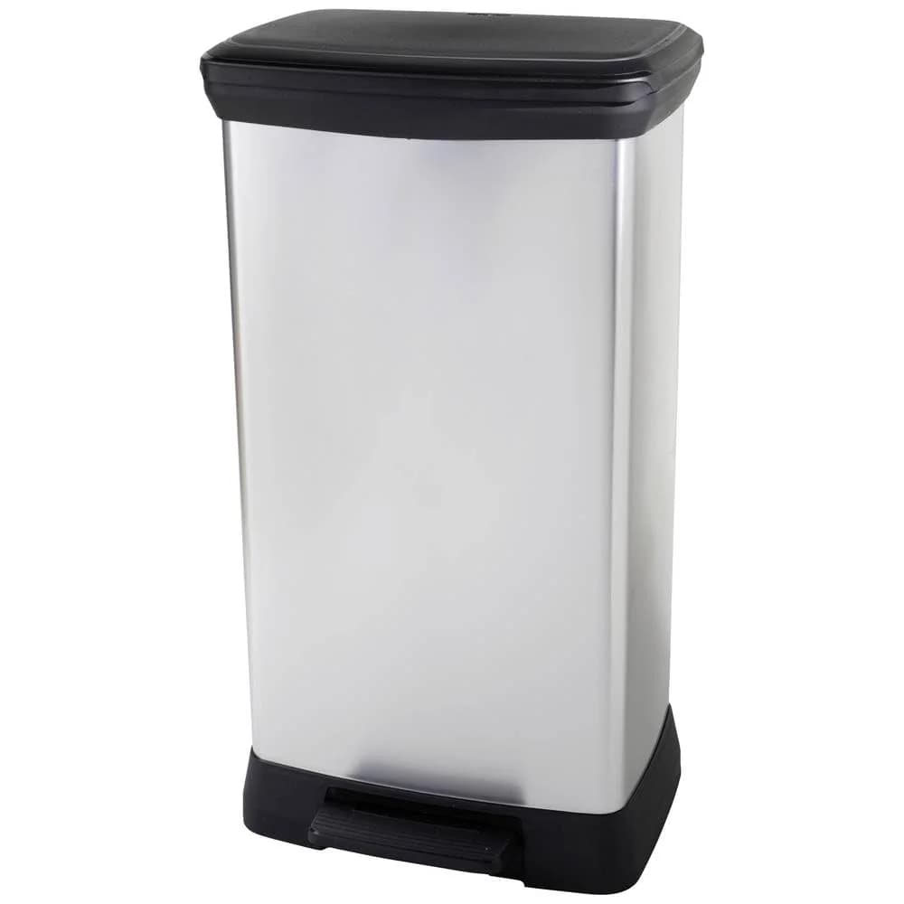 Mülltonne Curver 254620 Kunststoff 46 L - Silber