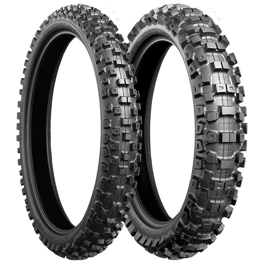 Motocross-Reifen BRIDGESTONE 60/100-12 M403 TT 33M DOT 2024 - Schwarz