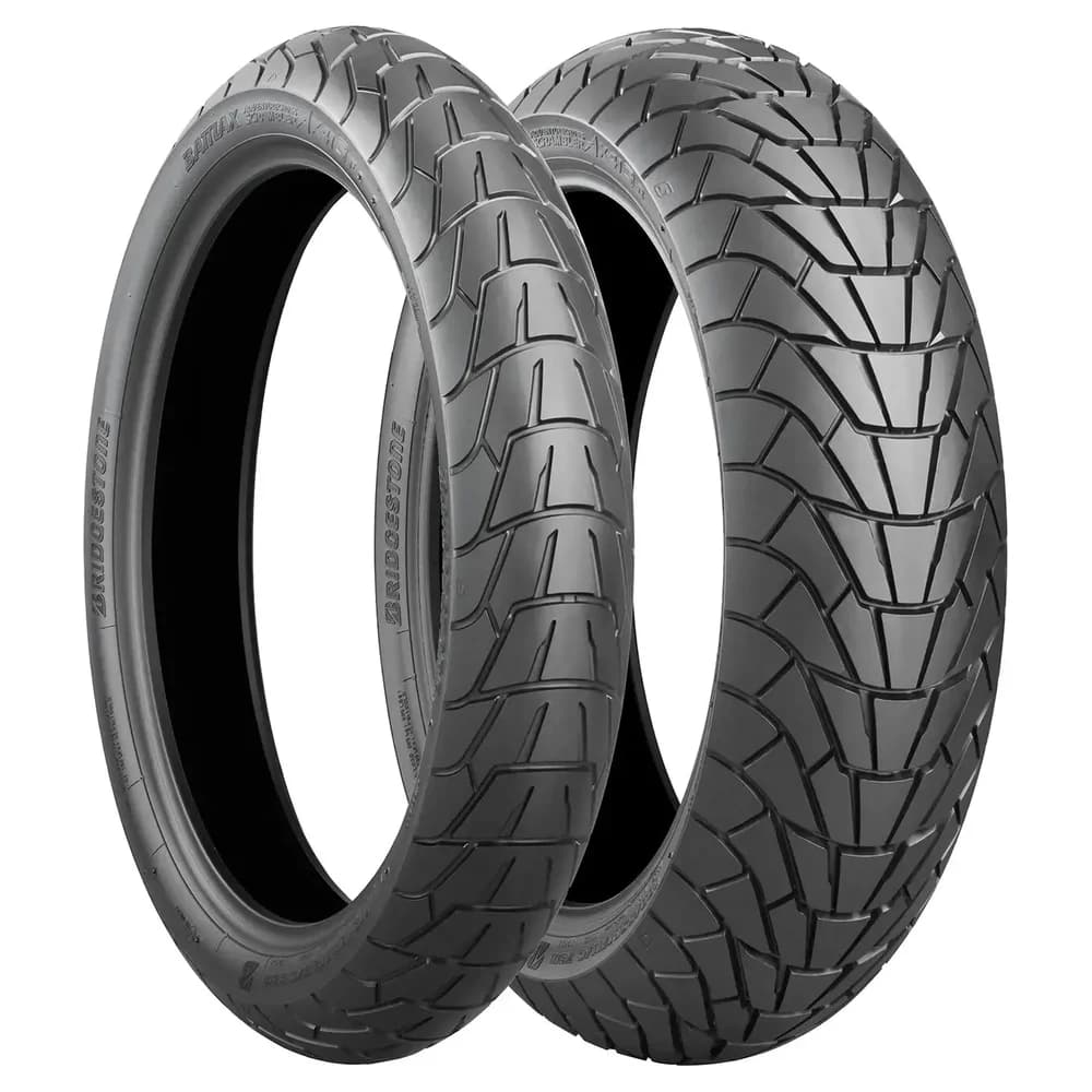 Bridgestone motorcycle-tyres AX 41S R ( 160/60 R17 TL 69H Hinterrad, M+S Kennung, M/C ) - Schwarz