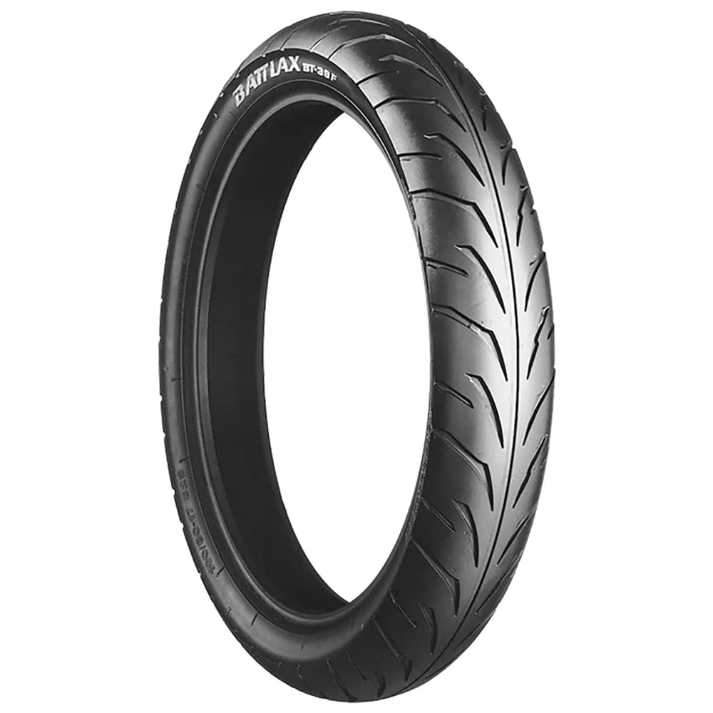 Bridgestone motorcycle-tyres BT39 F ( 100/80-17 TL 52H 125 ccm, M/C, Vorderrad )
