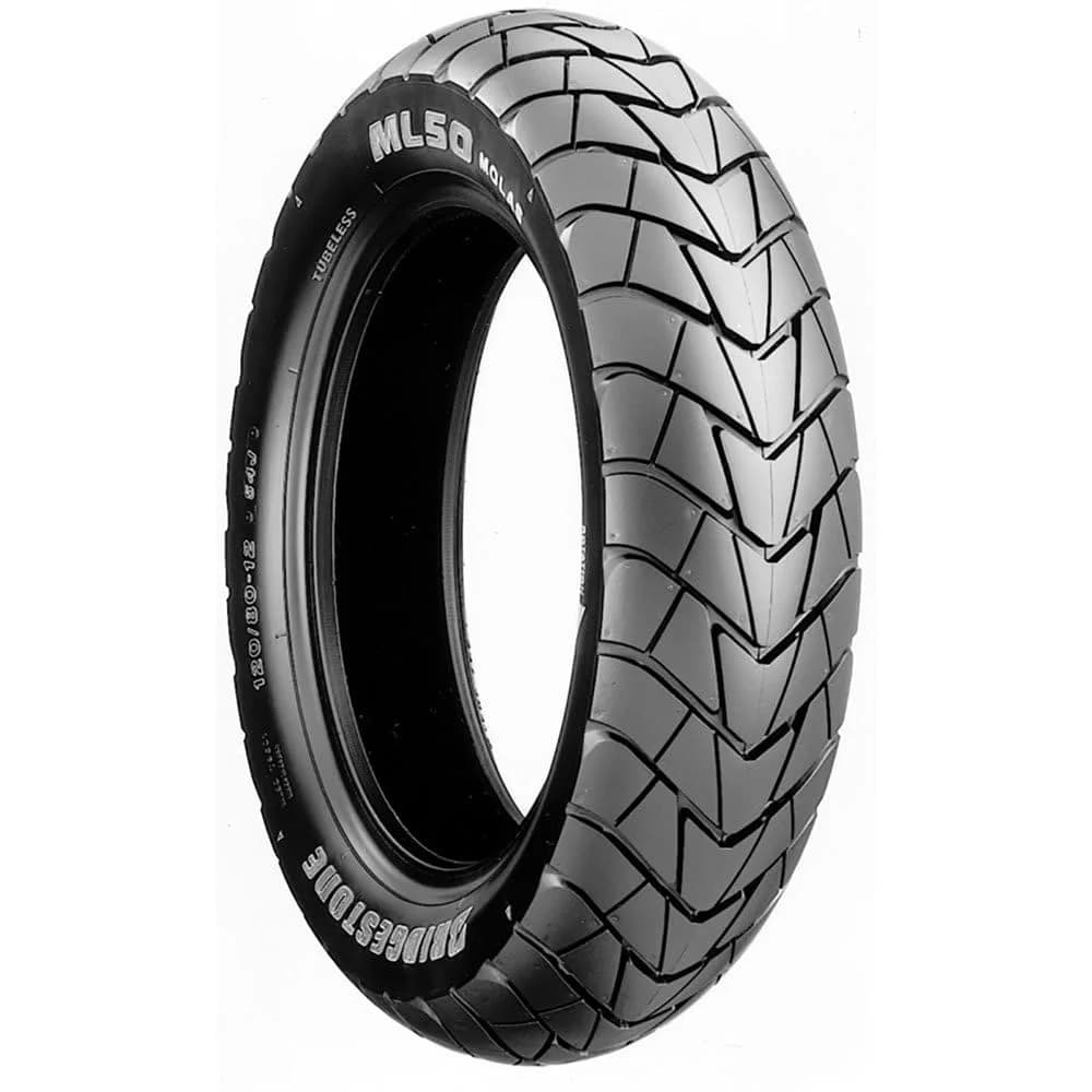 Bridgestone motorcycle-tyres ML50 ( 130/60-13 TL 53L Hinterrad, M/C, Vorderrad ) - Schwarz