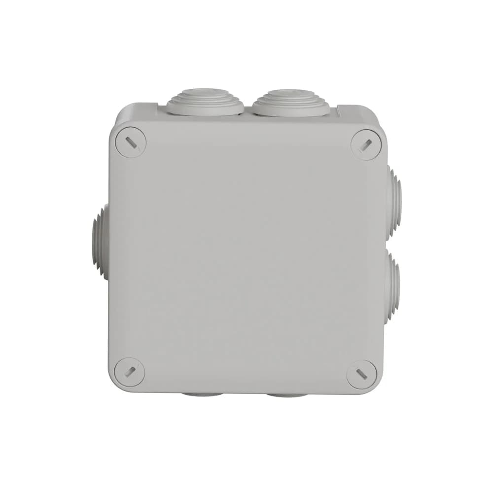 Membrane box 100x100x50mm grey