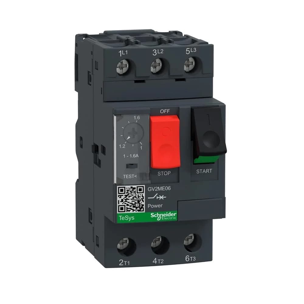 Motor circuit breaker 1.00-1.60a gv2me06