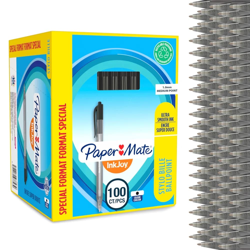 Paper Mate Kugelschreiber Papermate Inkjoy Schwarz 100 Stück(e)