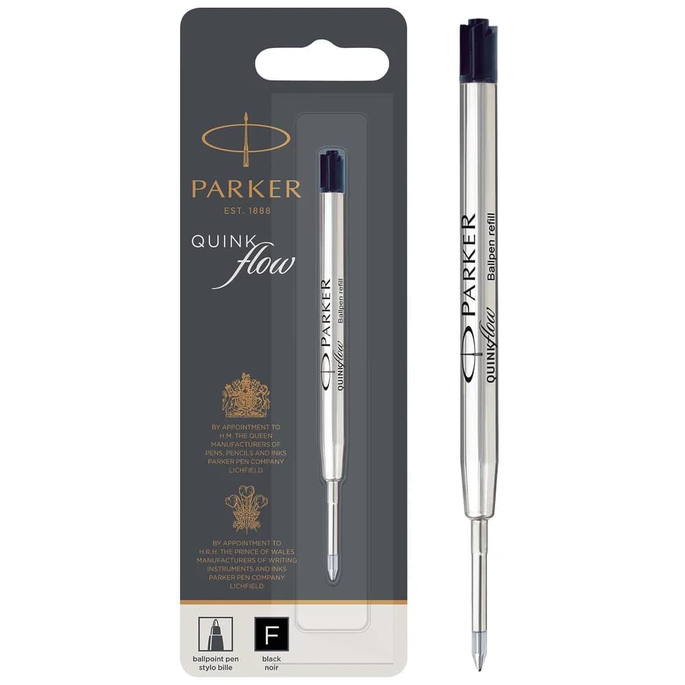 Parker Kugelschreibermine QUINKflow 1950367 S0909400 F 0,8mm schwarz