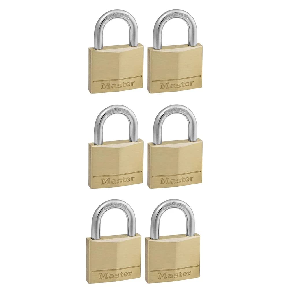 6x1 Master Lock Vorhängeschloss gleichschliessend 22mm 140EURSIX