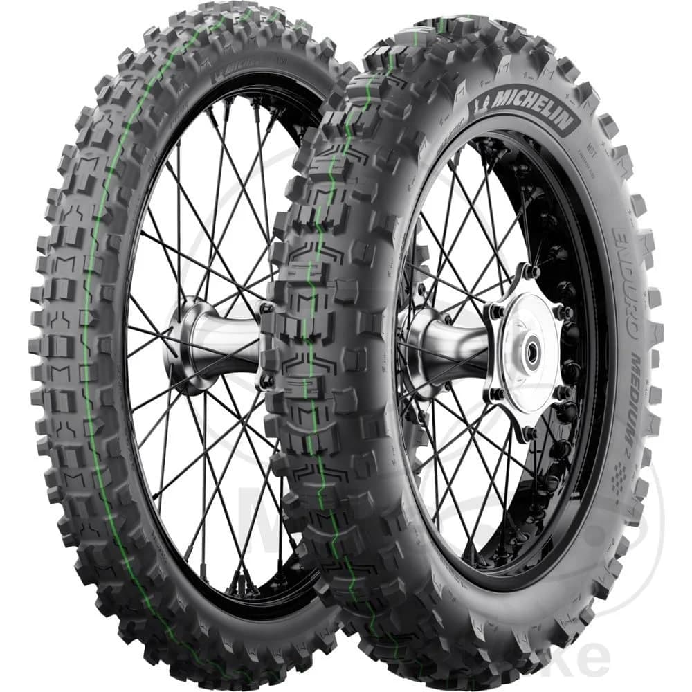 Michelin Motorradreifen Enduro Medium 2 ( 90/90-21 TT 54R Vorderrad ) - Silber