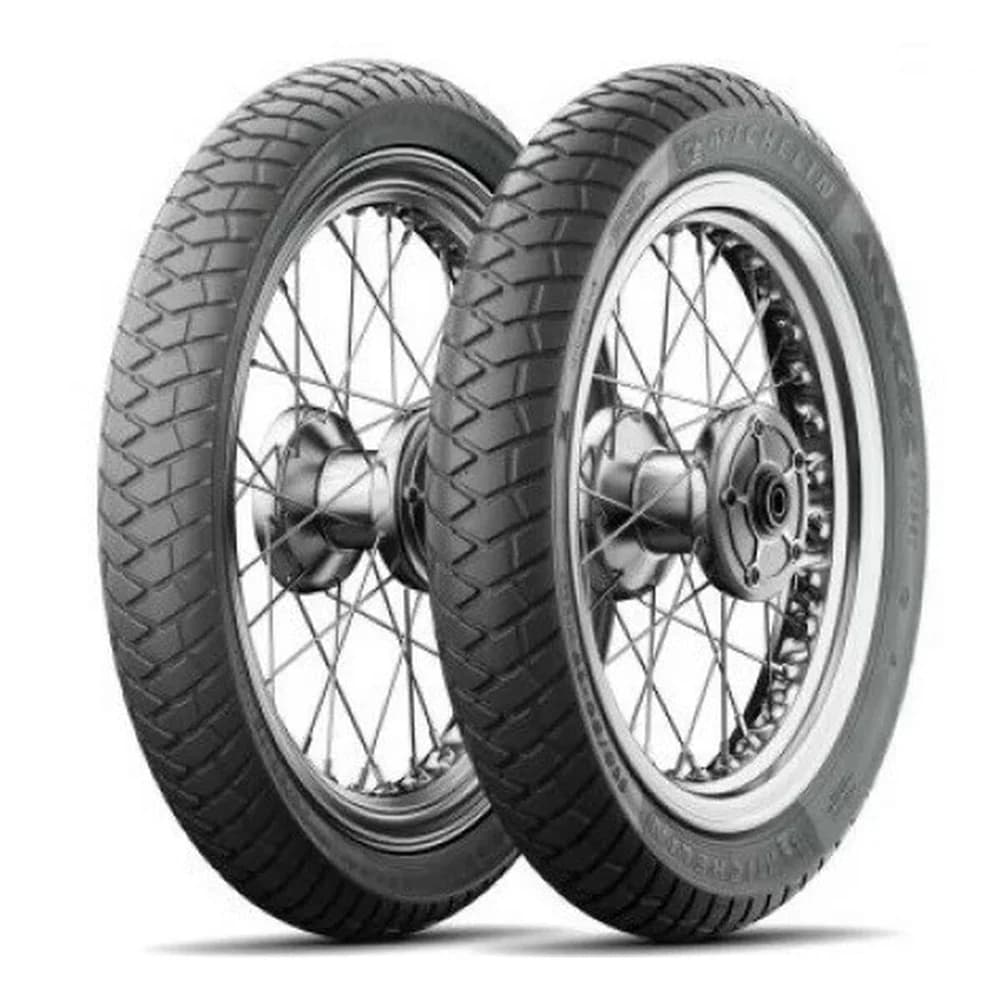 Reifen Tyre Michelin 90/90-17 49S Anakee Street - Silber