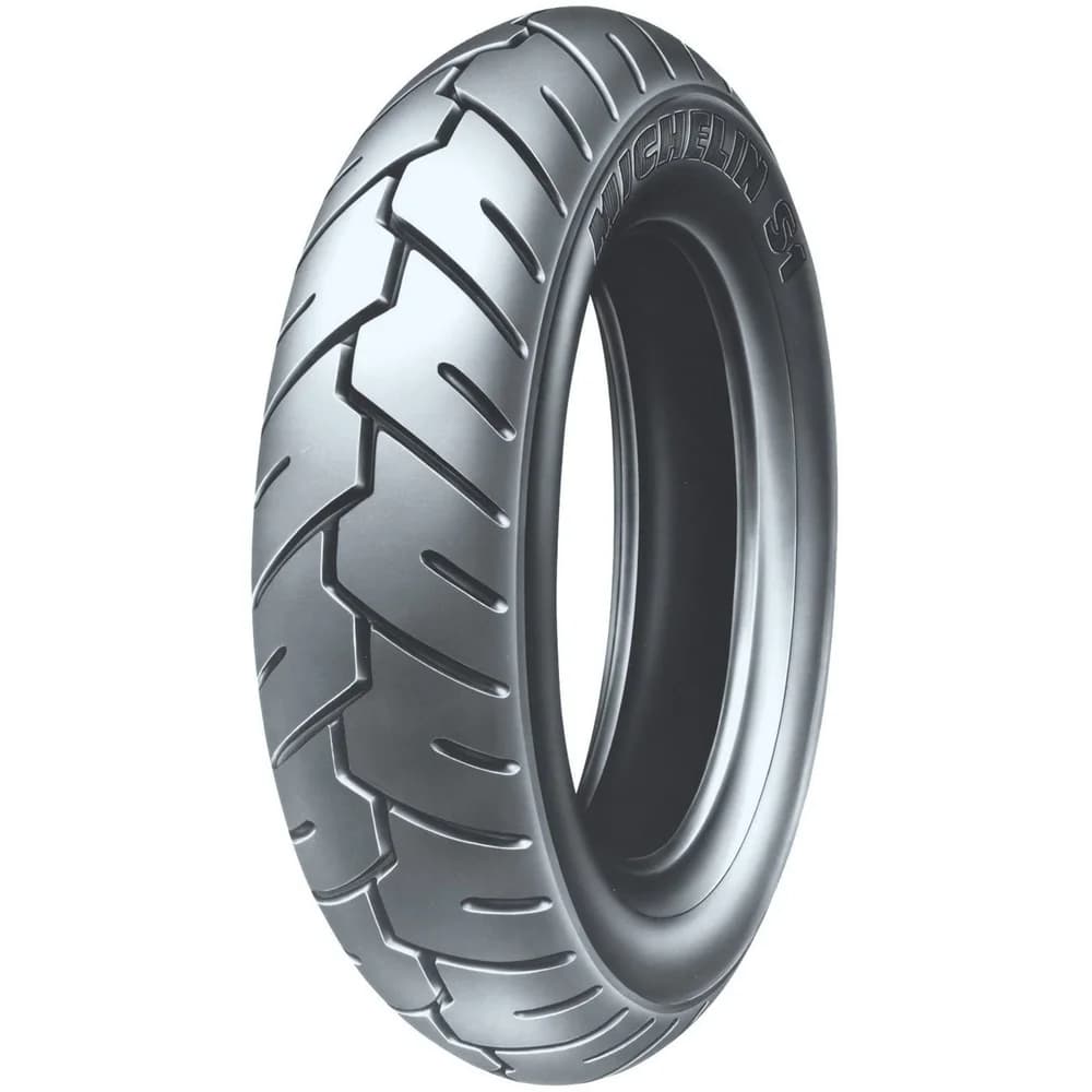 Michelin motorcycle-tyres S1 ( 3.00-10 TT/TL 50J Hinterrad, Vorderrad ) - Silber