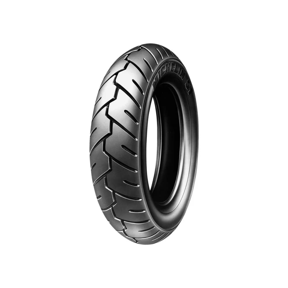 Michelin motorcycle-tyres S1 ( 3.50-10 TT/TL 59J Hinterrad, Vorderrad ) - Schwarz