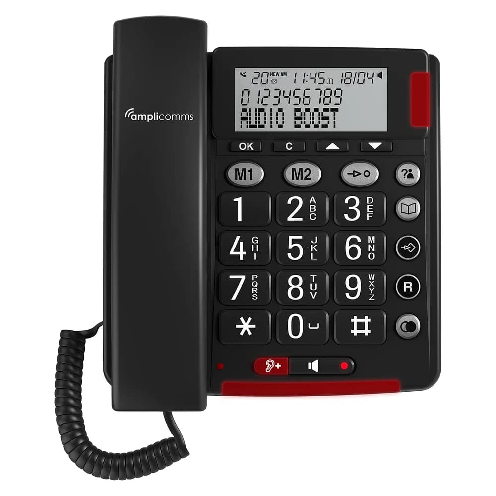 AMPLICOMMS BigTel 48 Plus Schnurgebundenes Seniorentelefon