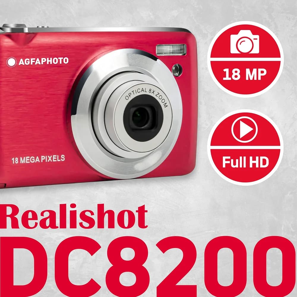 DC8200 rot Digitalkamera