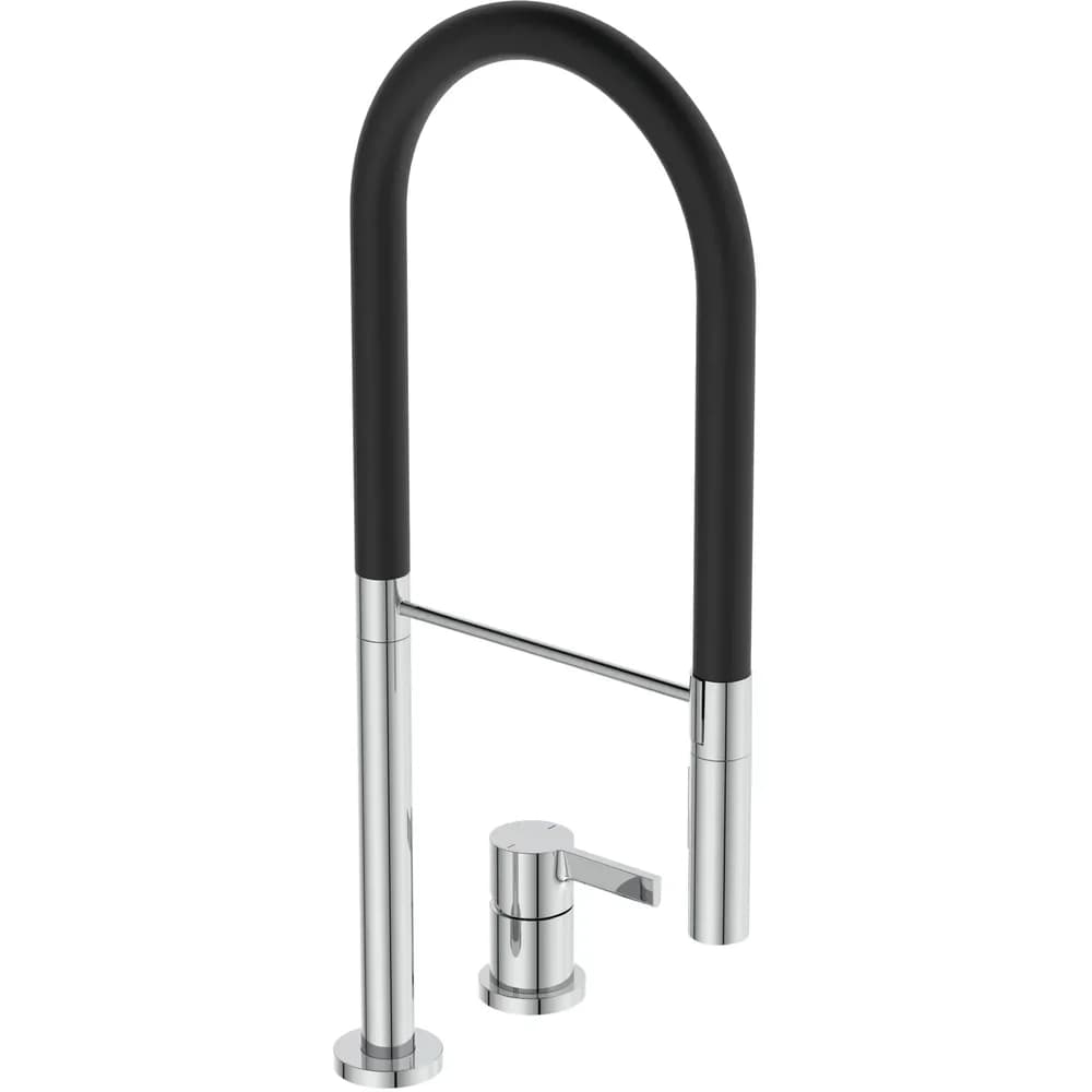 Ideal Standard BD425AA 2-Loch Küchenarm. Gusto Ausld.225mm - Silber