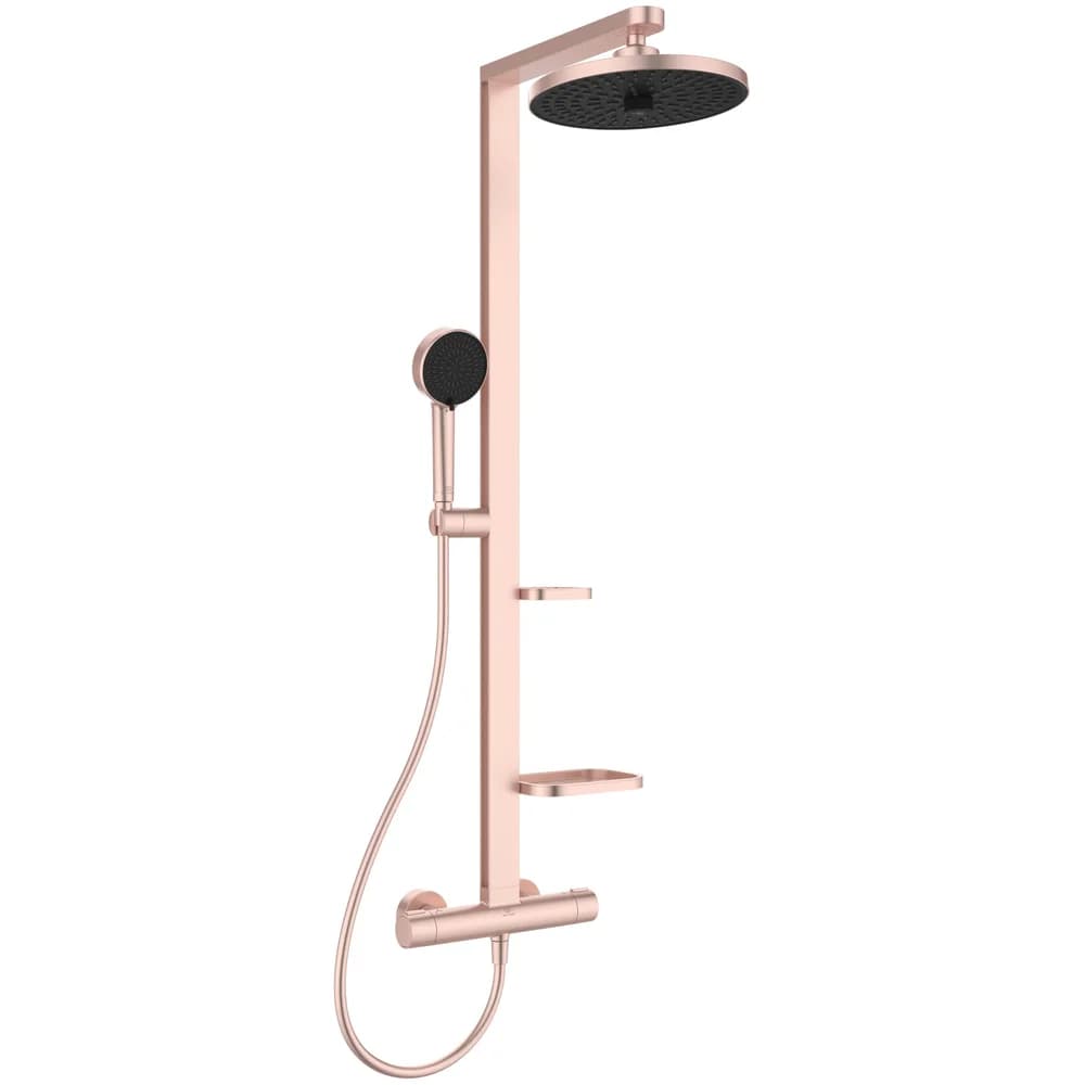 Ideal Standard BD583RO Duschsystem Alu+ m.CTherm Brausethem. - Rosa