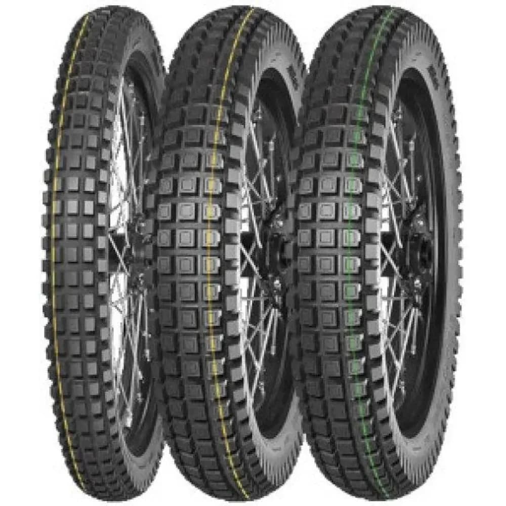 Enduro Hybridreifen MITAS 110/90-19 62P TL/TT M+S Gelbstreifen 2024 - Gelb