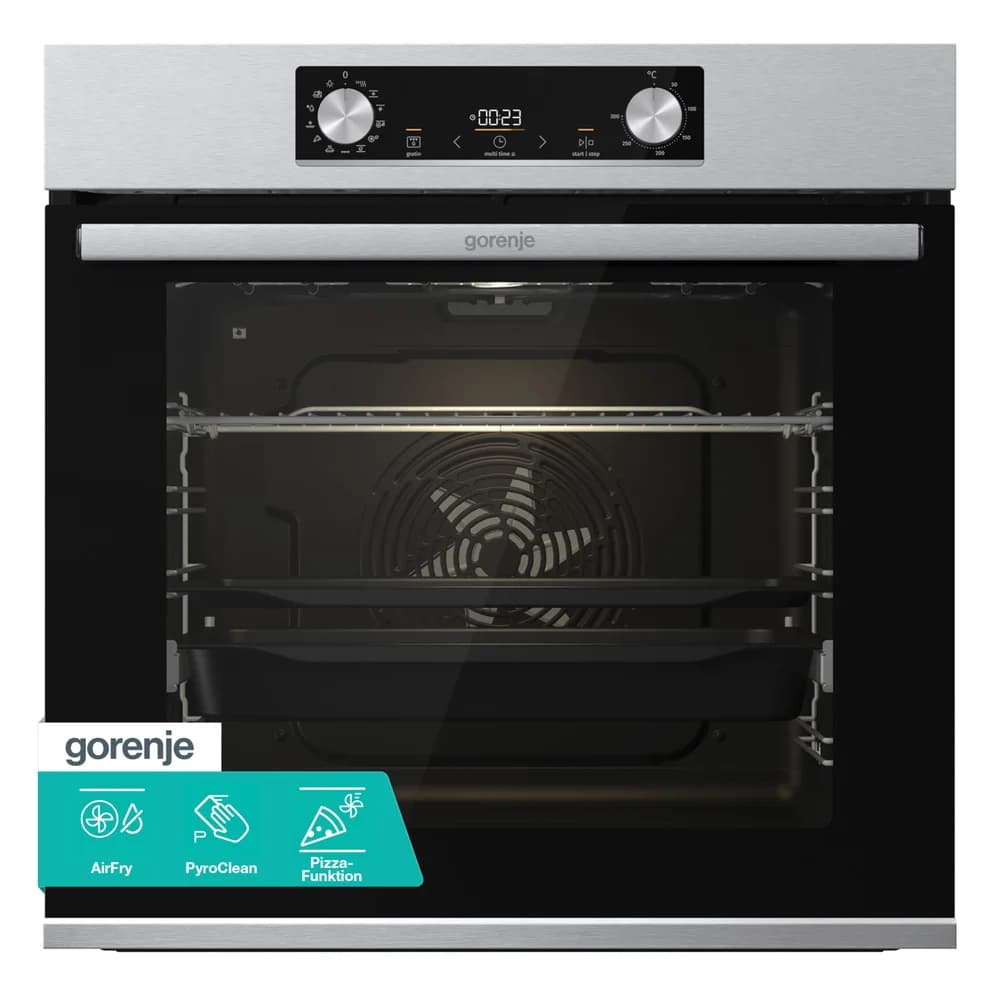 GORENJE BPS6737E14X, Backofen (Einbaugerät, 77 l, 595 mm breit)