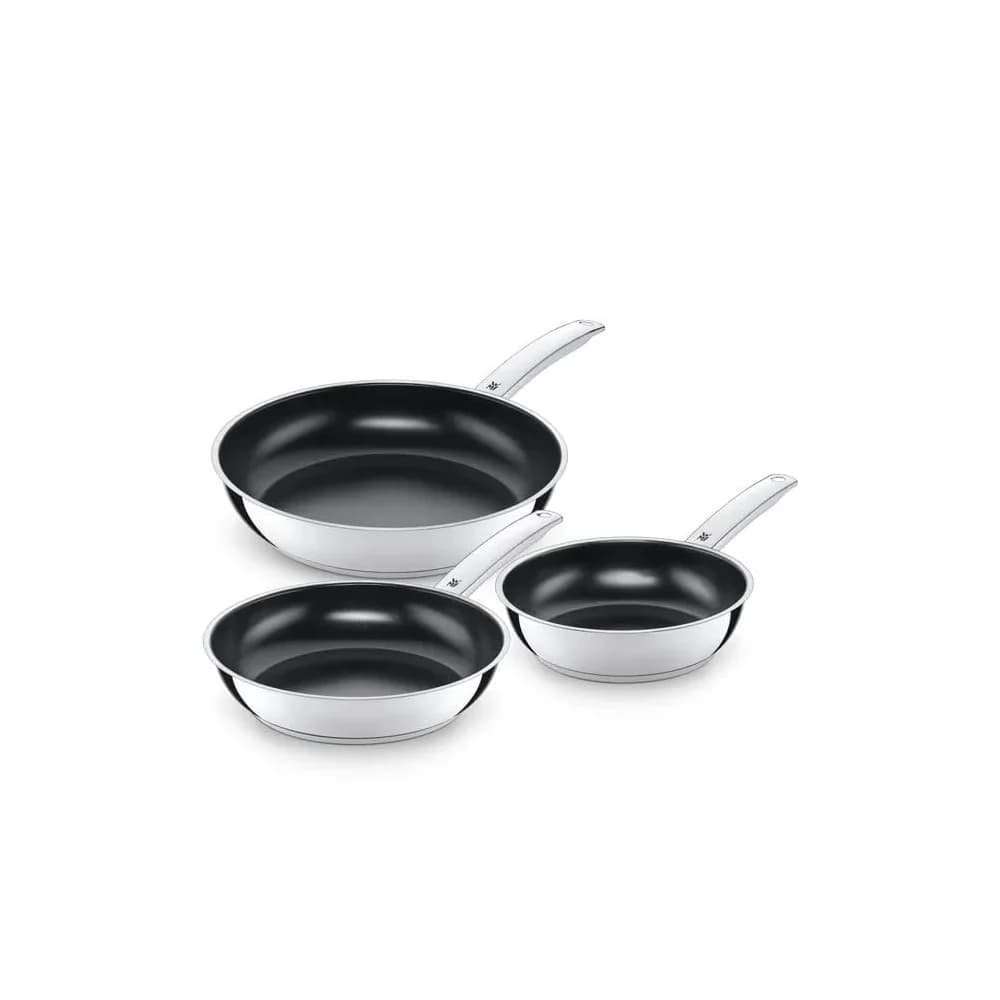 WMF Durado Bratpfannen-Set, 3-teilig, 20, 24 und 28 cm 7116002001 4000530715005 - Silber