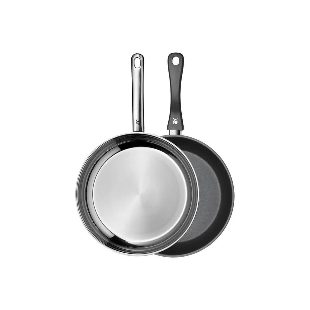 WMF Pfannen-Starter-Set 2-teilig , silber , Edelstahl Ø: 28