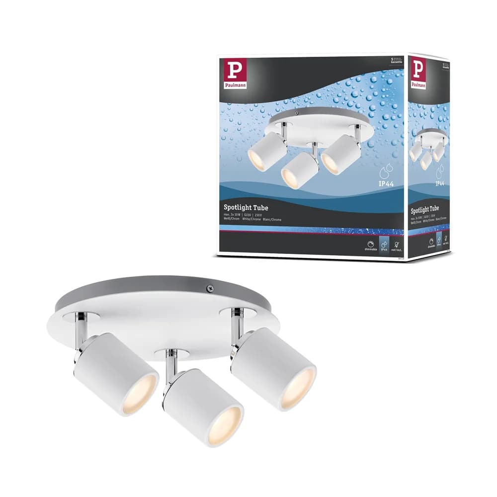 Paulmann Spotlight Tube Rondell GU10 3x10W