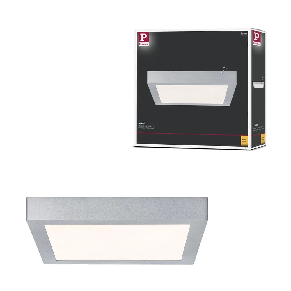 Paulmann LED Panel Lunar - Silber