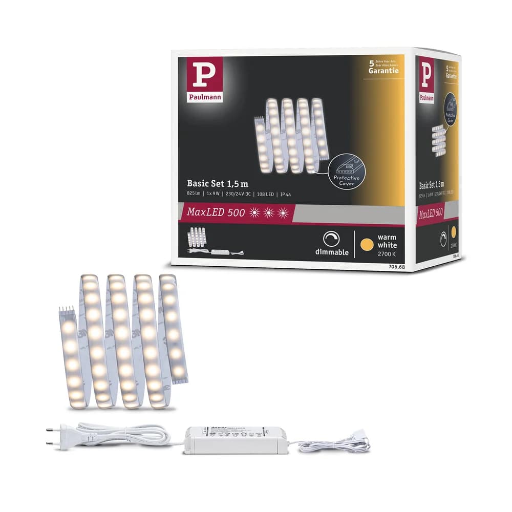 LED-Strip 70668 in Silberfarben max. 9 Watt