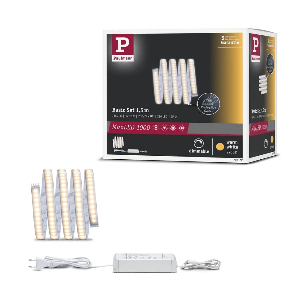 Paulmann Function MaxLED 1000 Basisset 1,5m Warmweiß