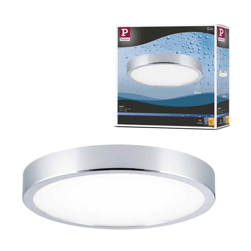 Paulmann LED Panel Aviar - Silber