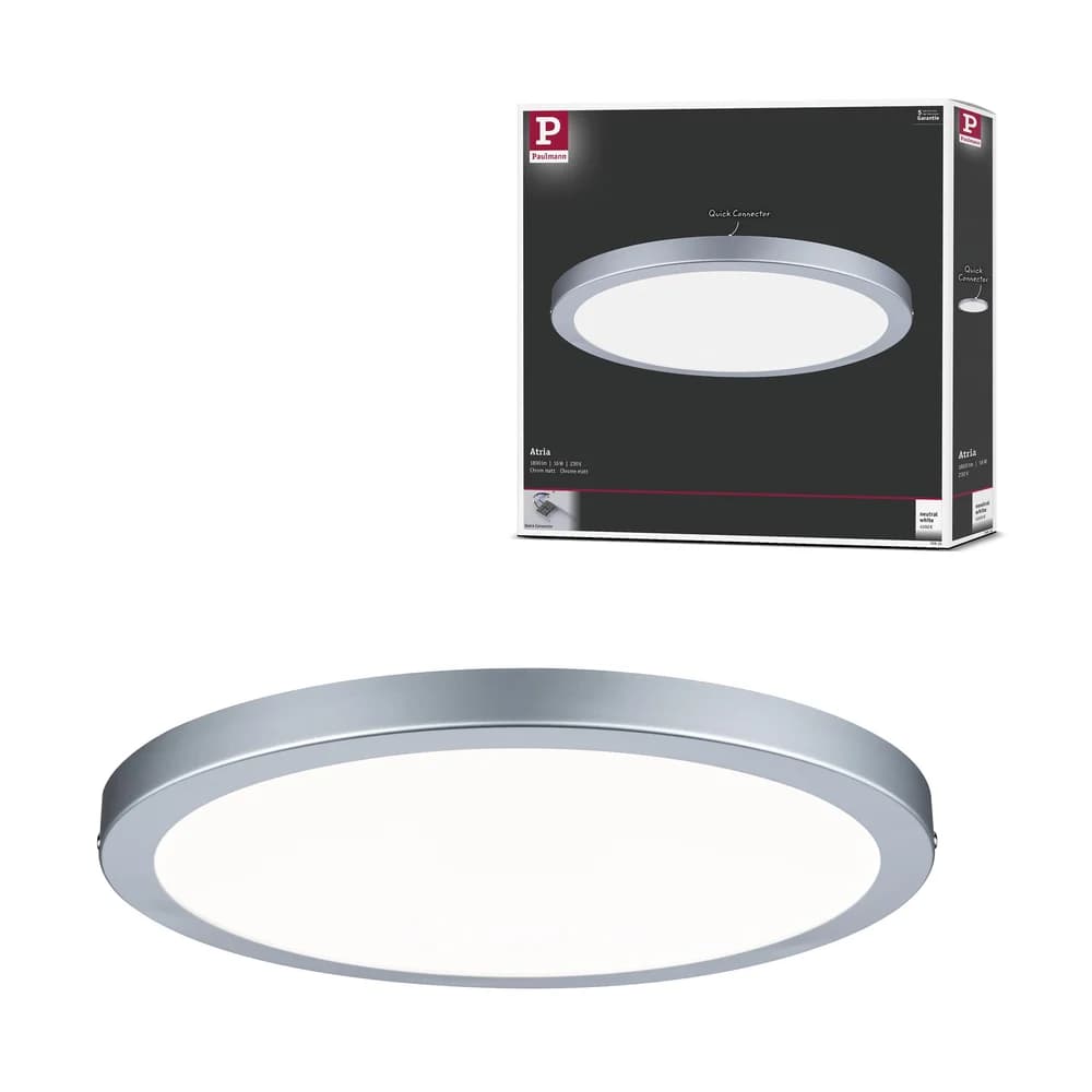 Paulmann LED Panel Atria - Silber