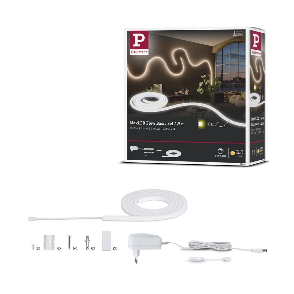 LED-Strip MaxLED Flow Weiß max. 21 Watt