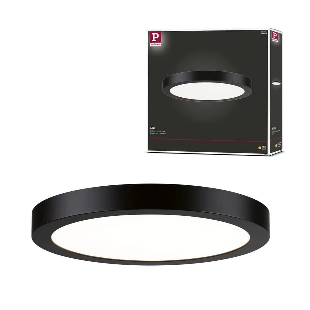 Paulmann LED Panel Abia - Schwarz
