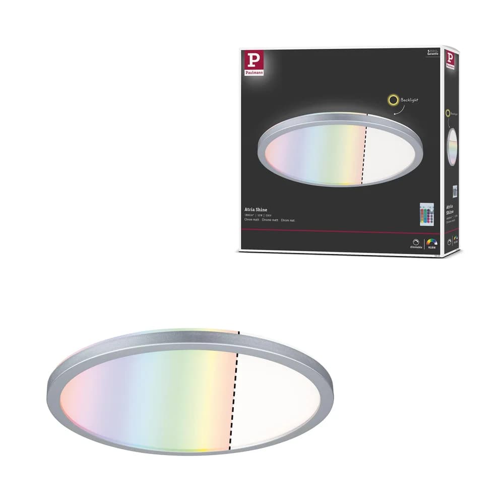 Paulmann LED Panel Atria Shine - Silber