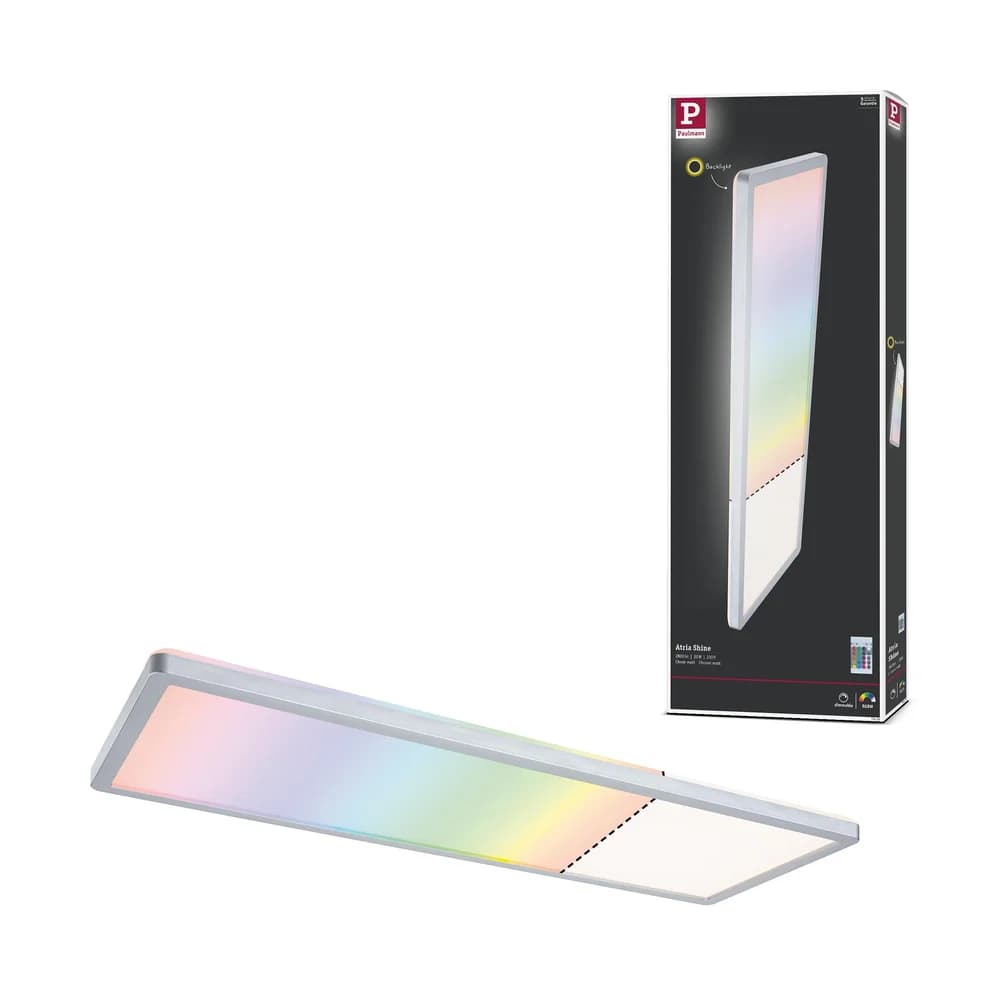 Paulmann LED Panel Atria Shine - Silber