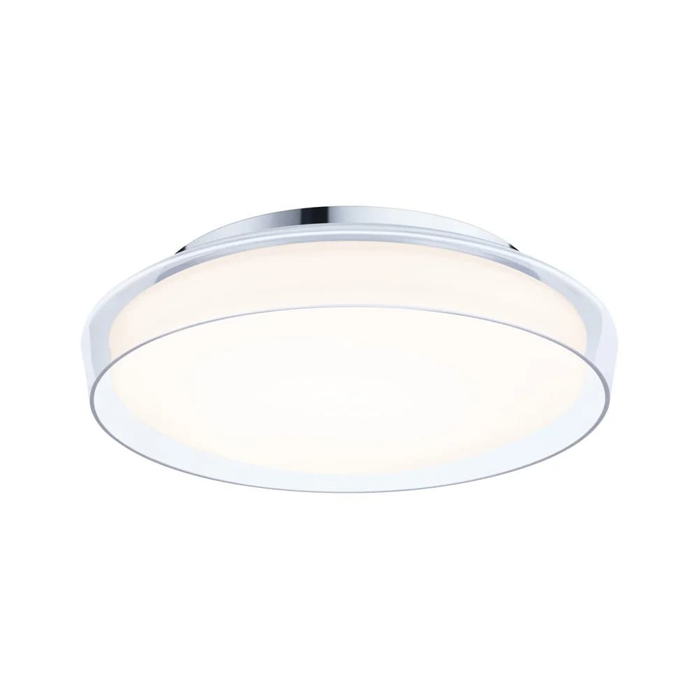 Paulmann 71075 Selection Bathroom LED Deckenleuchte Luena IP44 3000K 860lm 230V 16,5W Glas/Chrom